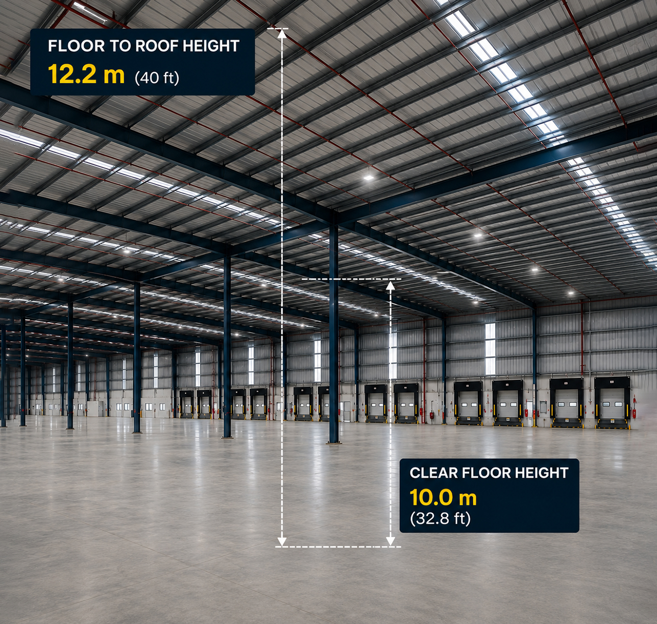 Interior — Floor & Roof Height